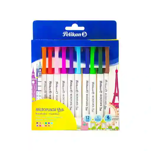 Pelikan Micropunta Plus Surtido X 12 Und