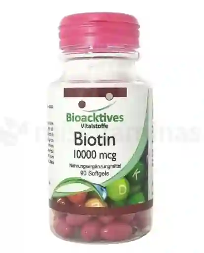 Biotin 10000 mcg Bioacktives 90 Softgels