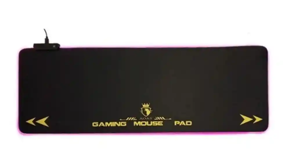 Rgb Tapete Pad Mouse Gamer Con Luces Led Largo Xl 80X30 Cms