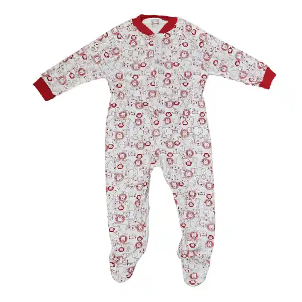 Pijama Bebé Térmica Enteriza Estampado Niño Rojo Talla 000 (Recien Nacido)