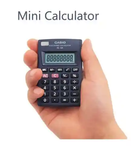 Casio Calculadora Mini Hl4A