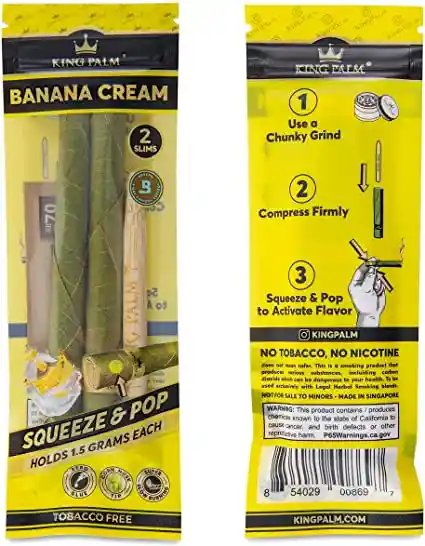 Cueros Hoja De Palma King Palm X 2 (banana Cream)