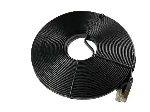 Cable De Red Rj45 Cat 7 Plano 20 Metros 100% Cobre