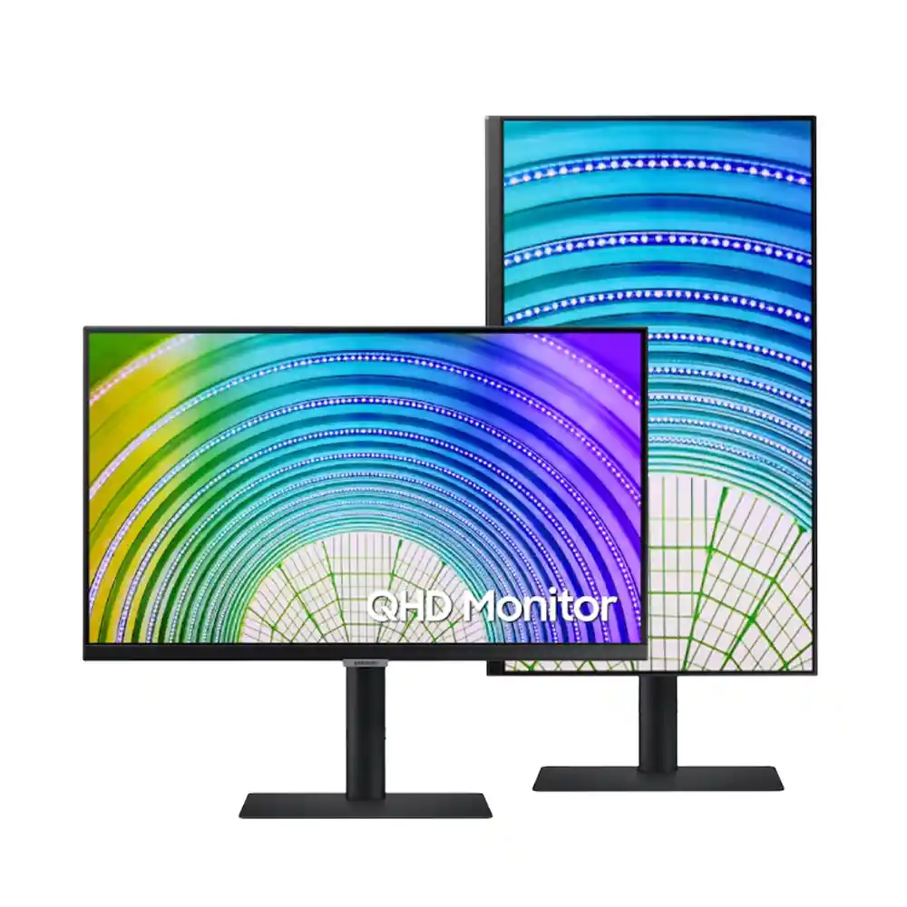 Samsung Monitor 32 Pivot Qhd Hdr Freesync 75 Hz Ls32a600uu - Negro