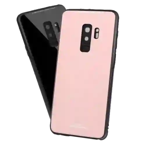 Samsung Estuche Carcasa Protector Vidrio Templado Note 8 - Rosa