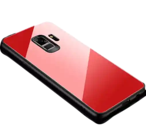Samsung Estuche Carcasa Protector Vidrio Templado Note 8 - Rojo
