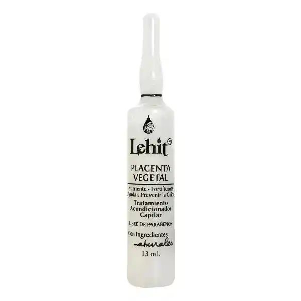 Lehit Ampolleta Tratamiento Placenta Vegetal Y Aloe Vera