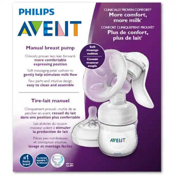 Avent Extractor Leche Materna Manual Biberon Tetero Philips