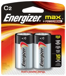 Energizer Pila Alkalina Tipo C Par