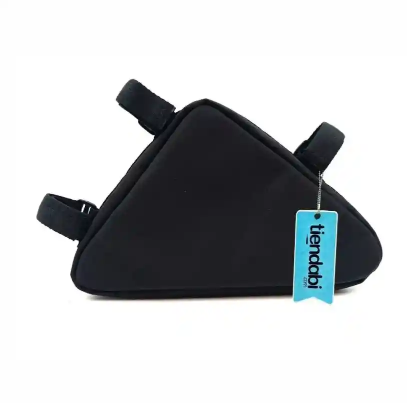 Estuche Maleta Triangular Impermeable Para Bicicleta Negro 