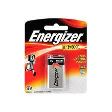 Energizer Pila Alkalina 9 V. Cuadrada