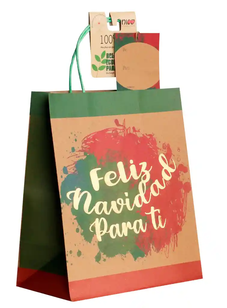 Kraft Bolsa Regalo Premium Os Surtida Navidad