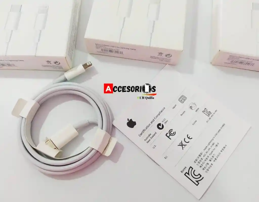 Cable Para Iphone Tipo C - Lightning. 1 Metro/ Carga Rapida