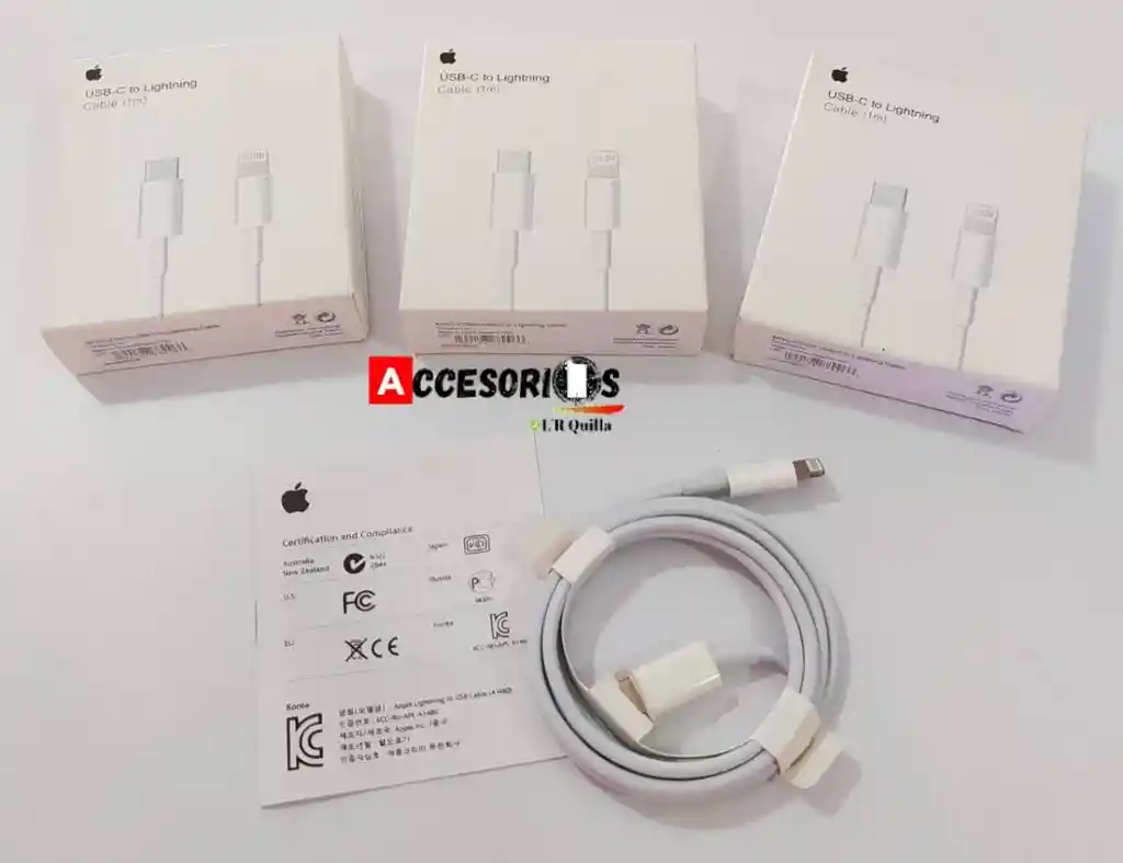 Cable Para Iphone Tipo C - Lightning. 1 Metro/ Carga Rapida