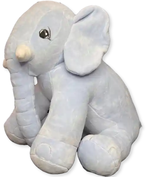 Peluche Elefante Bebe Azul 35cm