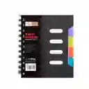 Libreta De Notas Argollada Con Separadores X 130 Hojas.