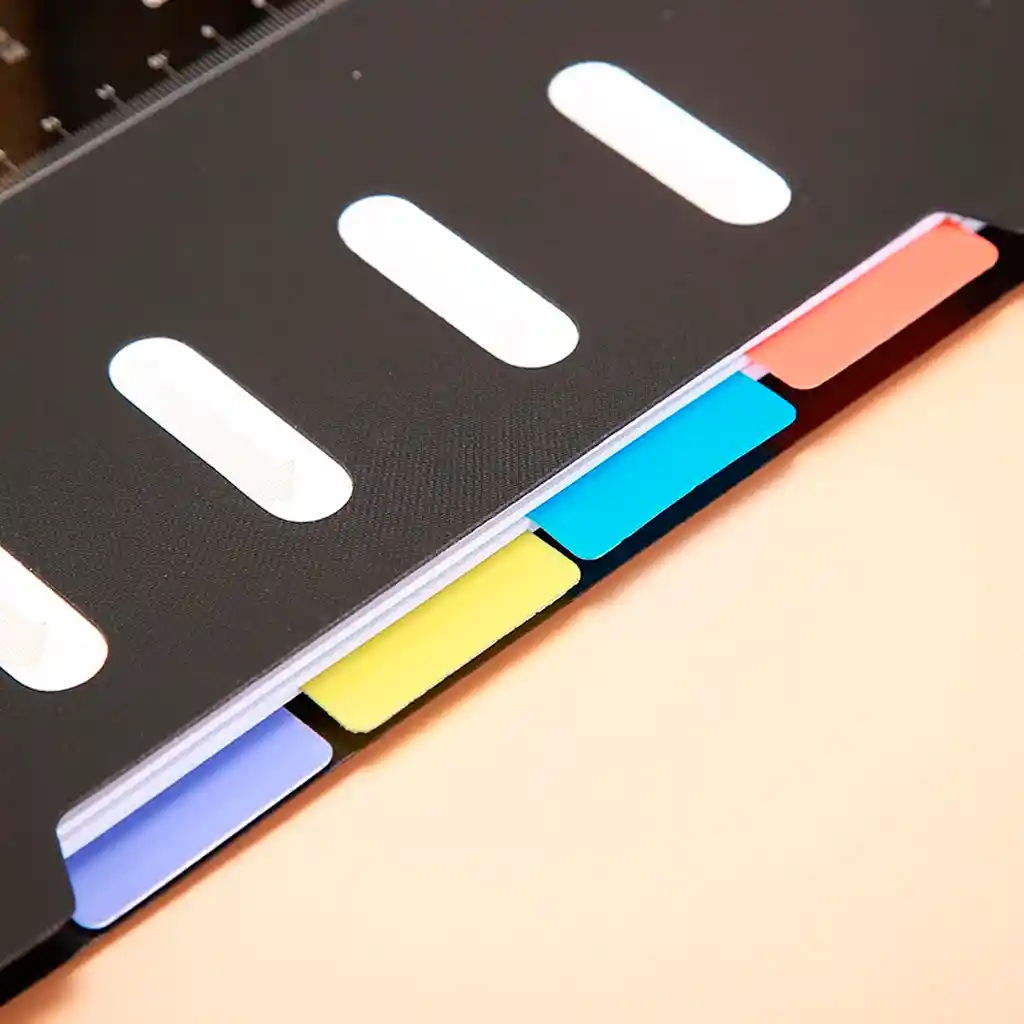 Libreta De Notas Argollada Con Separadores X 130 Hojas.