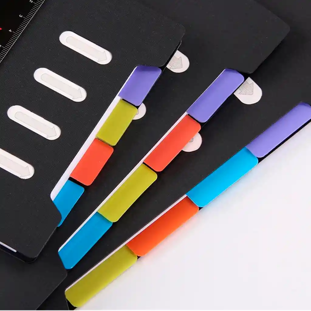 Libreta De Notas Argollada Con Separadores X 130 Hojas.