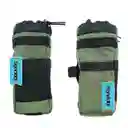 Porta Botella Caramañola Para Bicicleta Impermeable Verde Militar 