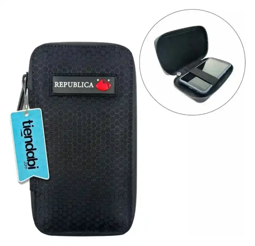 Estuche Porta Celular Brazalete Impermeable Negro 