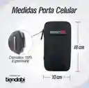 Estuche Porta Celular Brazalete Impermeable Negro 