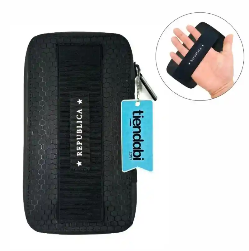 Estuche Porta Celular Brazalete Impermeable Negro 