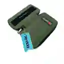 Estuche Porta Celular Brazalete Impermeable Verde Militar 