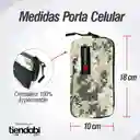 Estuche Horizontal Porta Celular Brazalete Impermeable Pixel 