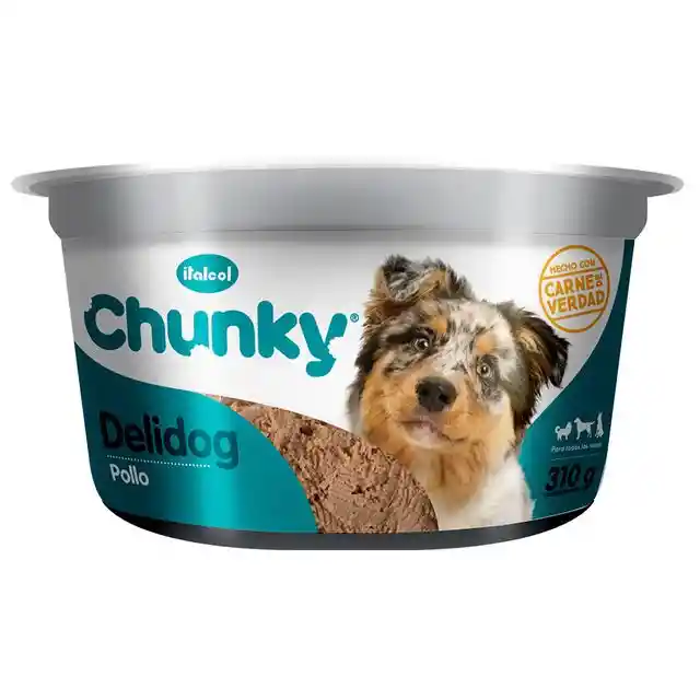 Chunky Alimento para Perro Adulto con Sabor a Pollo Delidog 
