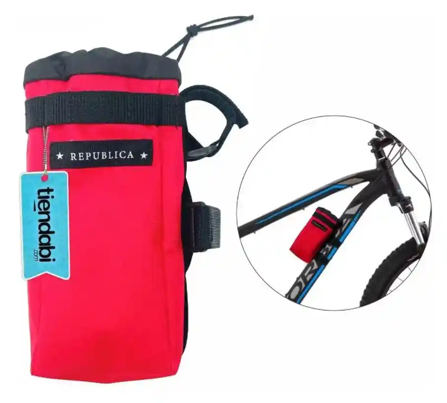  Porta Botella Caramañola Soporte Para Bicicleta Rojo 