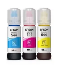Epson Tinta Original 544 Para . 3 Botellas X 65 Ml Colores Cmy