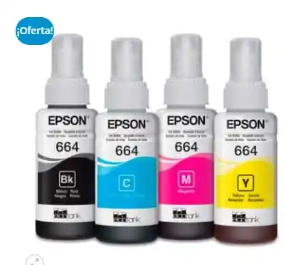 Epson Tinta Original Para . 4 Botellas X 70 Ml