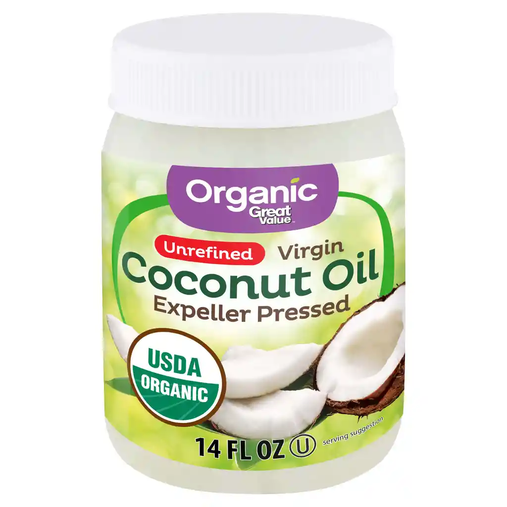 ACEITE DE COCO ORGANICO VIRGEN NO REFINADO Y PRENSADO GREAT VALUE