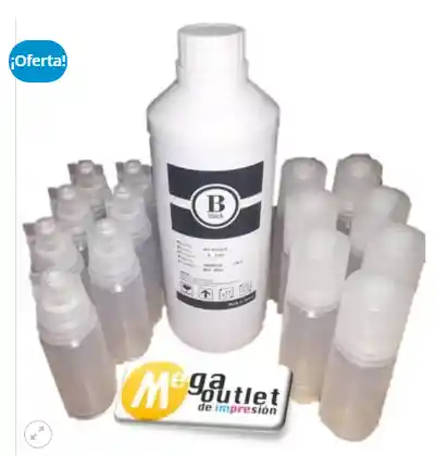 Tinta coreana para sublimación 1 litro + 14 botellas