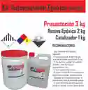 3kg Resina Epoxica 2 A 1 Para Mesas Y Pisos