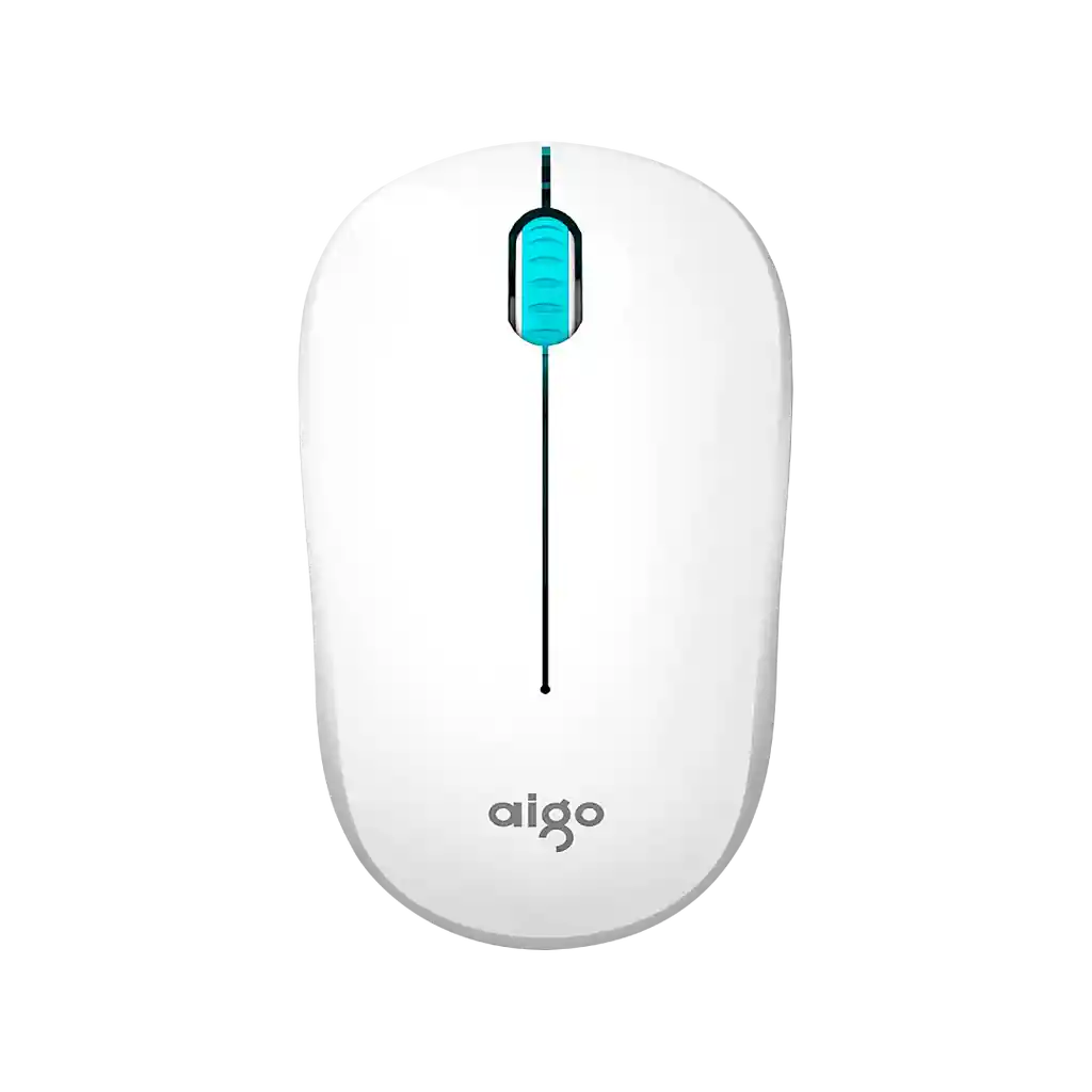 Mouse Inalámbrico Aigo M35 1600dpi Usb Blanco 2.4g Óptico