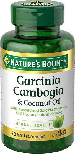 GARCINIA CAMBOGIA 50% HCA 1000Mg 60 capsulas Soft Gel de Nature's Bounty