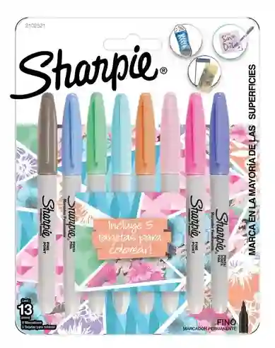 Sharpie Paquete Marcador Pastel X8