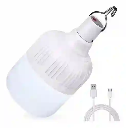  Bombillo Bengala Bg-253 Luz Led Recargable Camping 9w 