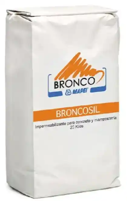 Impermeabilizante Broncosil *25 Kilos Gris Pozos ,paredes
