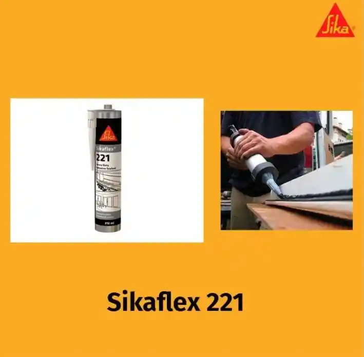 Silicona Automotriz Sikaflex 221 Sellador Negro