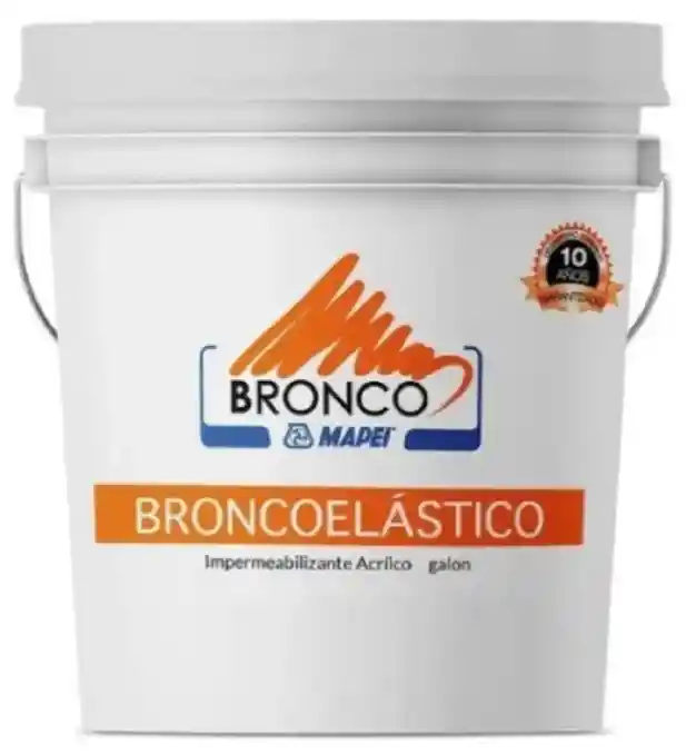 Impermeabilizante De Cubiertas Bronco Elastico Galon Gris