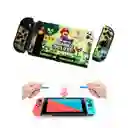 Nintendo Switch Carcasa Acrilico Protector Rigido + Vidrio.