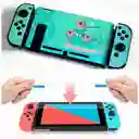 Nintendo Switch Carcasa Acrilico Protector Rigido + Vidrio.