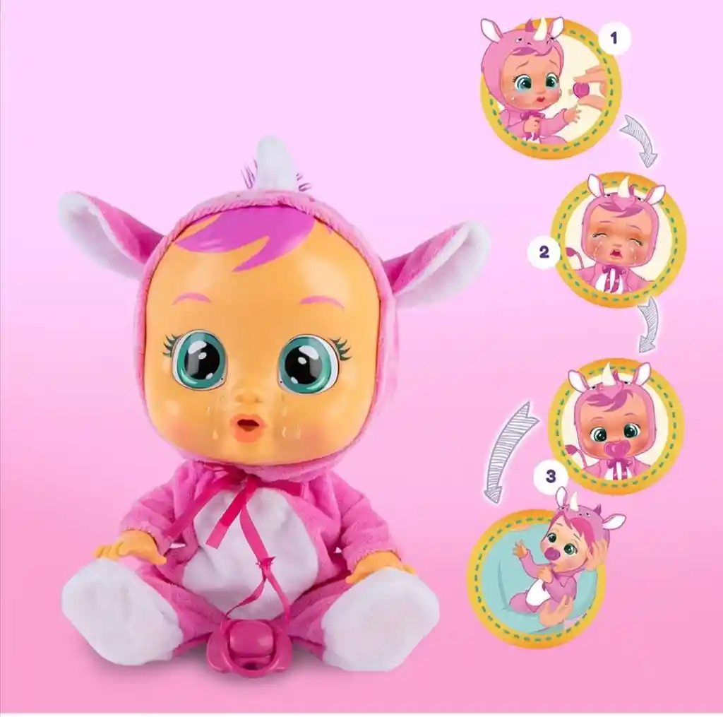 Muñeca Bebe Llorona Cry Baby Dreamy Sasha De Rihno Original