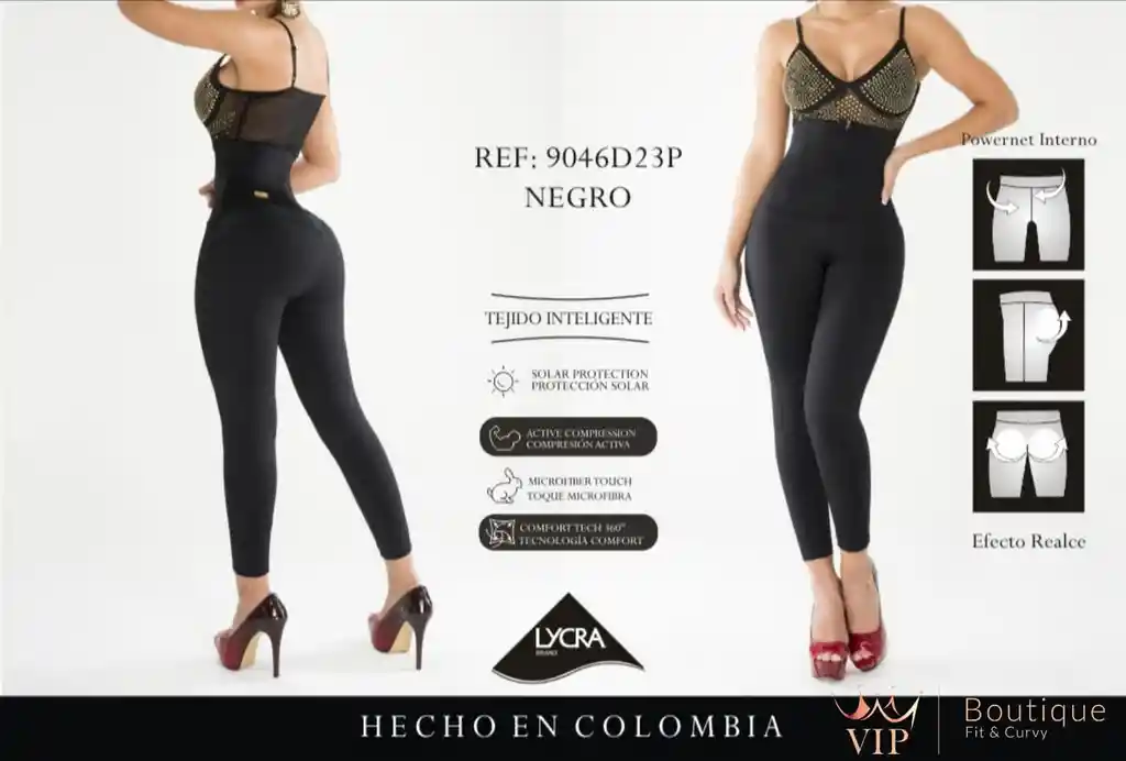  Leggings Con Cinturilla Control De Abdomen y levanta cola Talla XS