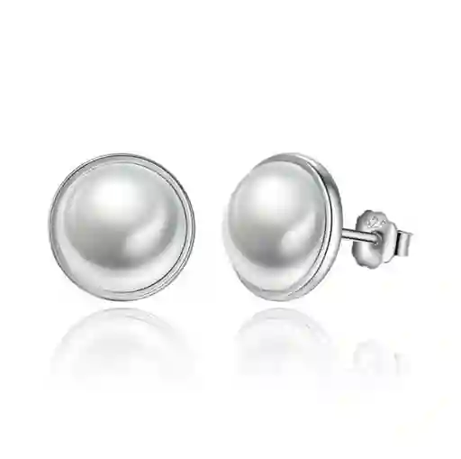Aretes Elegantes Perlas Para Mujer Fabricados En Plata 925