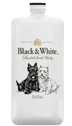 Whisky Black And White 200 Ml - mL a $100