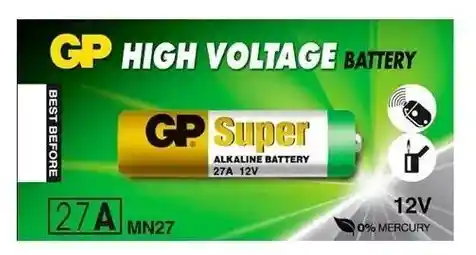 Gp Pila Batería Super Alcalina Original 27A 12V Sellada