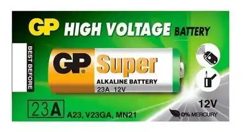 Gp Batería Alcalina Original 23A 12V Carro Alarma Sellada